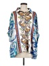 ee:some 100% Polyester Paisley Blue 3/4 Sleeve Blouse Size M - photo 1