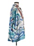 ee:some 100% Polyester Paisley Blue 3/4 Sleeve Blouse Size M - photo 4