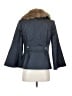 Banana Republic 100% Cotton Solid Blue Coat Size XS - photo 2