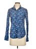 J.Crew Floral Blue Long Sleeve Button-Down Shirt Size 2 - photo 1