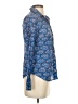 J.Crew Floral Blue Long Sleeve Button-Down Shirt Size 2 - photo 4