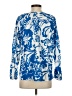 Zara Blue Long Sleeve Blouse Size XS - photo 2