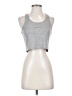 RYDERWEAR Solid Gray Silver Tank Top Size S - photo 1