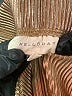 MELLODAY 100% Polyester Metallic Gold Casual Pants Size M - photo 7