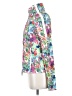 CATHERINE Catherine Malandrino Floral White Pink Track Jacket Size S - photo 5