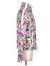 CATHERINE Catherine Malandrino Floral White Pink Track Jacket Size S - photo 4