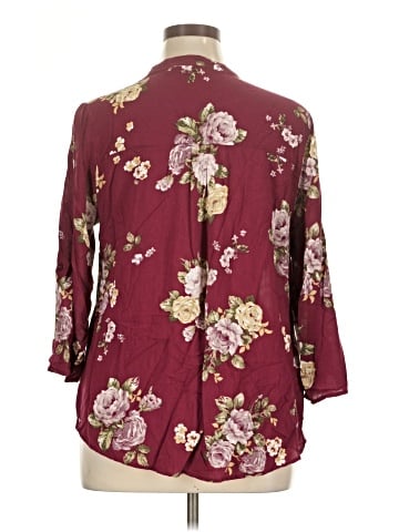 Perch by Blu Pepper 3/4 Sleeve Blouse (view 2)