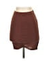 Haley & June Solid Brown Casual Skirt Size XS - photo 1
