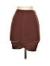 Haley & June Solid Brown Casual Skirt Size XS - photo 2