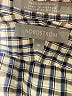 Nordstrom 100% Cotton Checkered-gingham Ivory Long Sleeve Button-Down Shirt Size 10 - photo 3