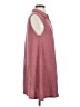 Everleigh Pink Burgundy Sleeveless Button-Down Shirt Size S - photo 4
