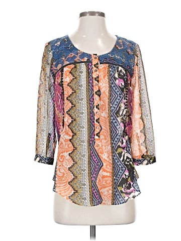 Vanessa Virginia 3/4 Sleeve Blouse (view 1)