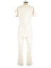 Express Solid Ivory Jumpsuit Size M - photo 2