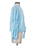 Amadi 100% Tencel Blue Long Sleeve Blouse Size S - photo 4