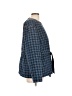 Anne Klein 100% Cotton Houndstooth Blue Jacket Size L - photo 4
