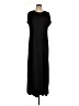 Lularoe 100% Polyester Solid Black Casual Dress Size L - photo 1