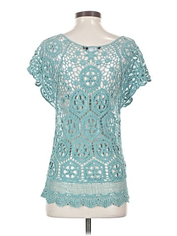 BCBGMAXAZRIA Short Sleeve Top (view 2)