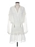 Aqua 100% Polyester Polka Dots Ivory Cocktail Dress Size S - photo 1