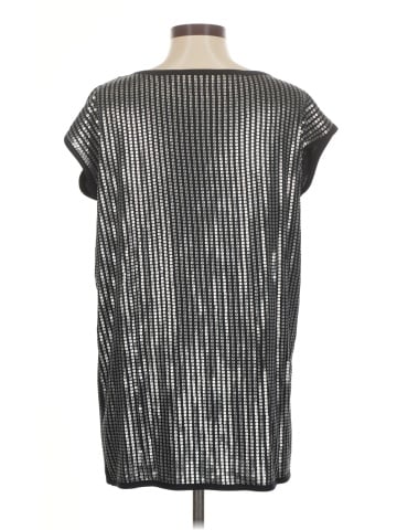 Belle Gray by Lisa Rinna Short Sleeve Top (view 2)