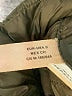 MNG 100% Polyamide Argyle Green Jacket Size S - photo 7