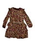 Imoga 100% Polyester Paisley Brown Dress Size 6 - photo 1