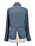 Maurices 100% Lyocell Blue Long Sleeve Button-Down Shirt Size M - photo 2