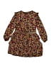 Imoga 100% Polyester Paisley Brown Dress Size 6 - photo 2