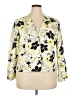 Larry Levine Floral Yellow Blazer Size 18 - photo 1