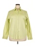 Talbots 100% Cotton Green Long Sleeve Button-Down Shirt Size 18 - photo 1