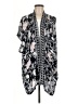 Ann Taylor LOFT 100% Rayon Silver Kimono Size M - photo 1