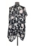 Ann Taylor LOFT 100% Rayon Silver Kimono Size M - photo 2