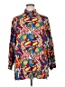 Pendleton 100% Rayon Print Gold 3/4 Sleeve Button-Down Shirt Size XL - photo 1