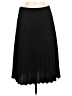 Everlane 100% Polyester Solid Black Formal Skirt Size 8 - photo 1