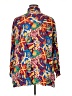 Pendleton 100% Rayon Print Gold 3/4 Sleeve Button-Down Shirt Size XL - photo 2