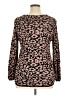Notations Animal Print Brown Pullover Sweater Size XL - photo 2