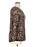 Notations Animal Print Brown Pullover Sweater Size XL - photo 4