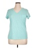 Max Studio Teal Short Sleeve T-Shirt Size XL - photo 1