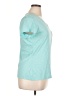 Max Studio Teal Short Sleeve T-Shirt Size XL - photo 4
