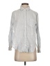 Time and Tru Checkered-gingham Gray Long Sleeve Button-Down Shirt Size S - photo 1