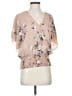 Veronica M. 100% Polyester Tan Sleeveless Blouse Size XS - photo 1