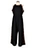 BLOOMCHIC Animal Print Black Jumpsuit Size 14 - 16 - photo 1