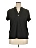 Lady Hagen Black Short Sleeve Blouse Size XL - photo 1
