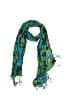Unbranded Paisley Green Blue Scarf One size - photo 1