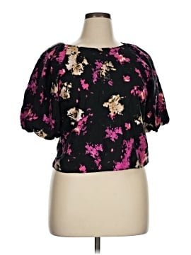 DKNY Short Sleeve Blouse (view 1)