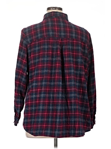 Ellos Long Sleeve Button-Down Shirt (view 2)