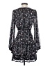 Aqua Floral Black Cocktail Dress Size XS - photo 2
