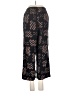 Travelsmith 100% Rayon Print Black Casual Pants Size S - photo 2