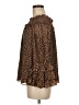 CeCe 100% Polyester Brown Long Sleeve Blouse Size M - photo 5