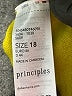 Principles 100% Acrylic Yellow Pullover Sweater Size 18 - photo 9