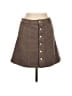 Olivaceous 100% Polyester Solid Brown Casual Skirt Size M - photo 1